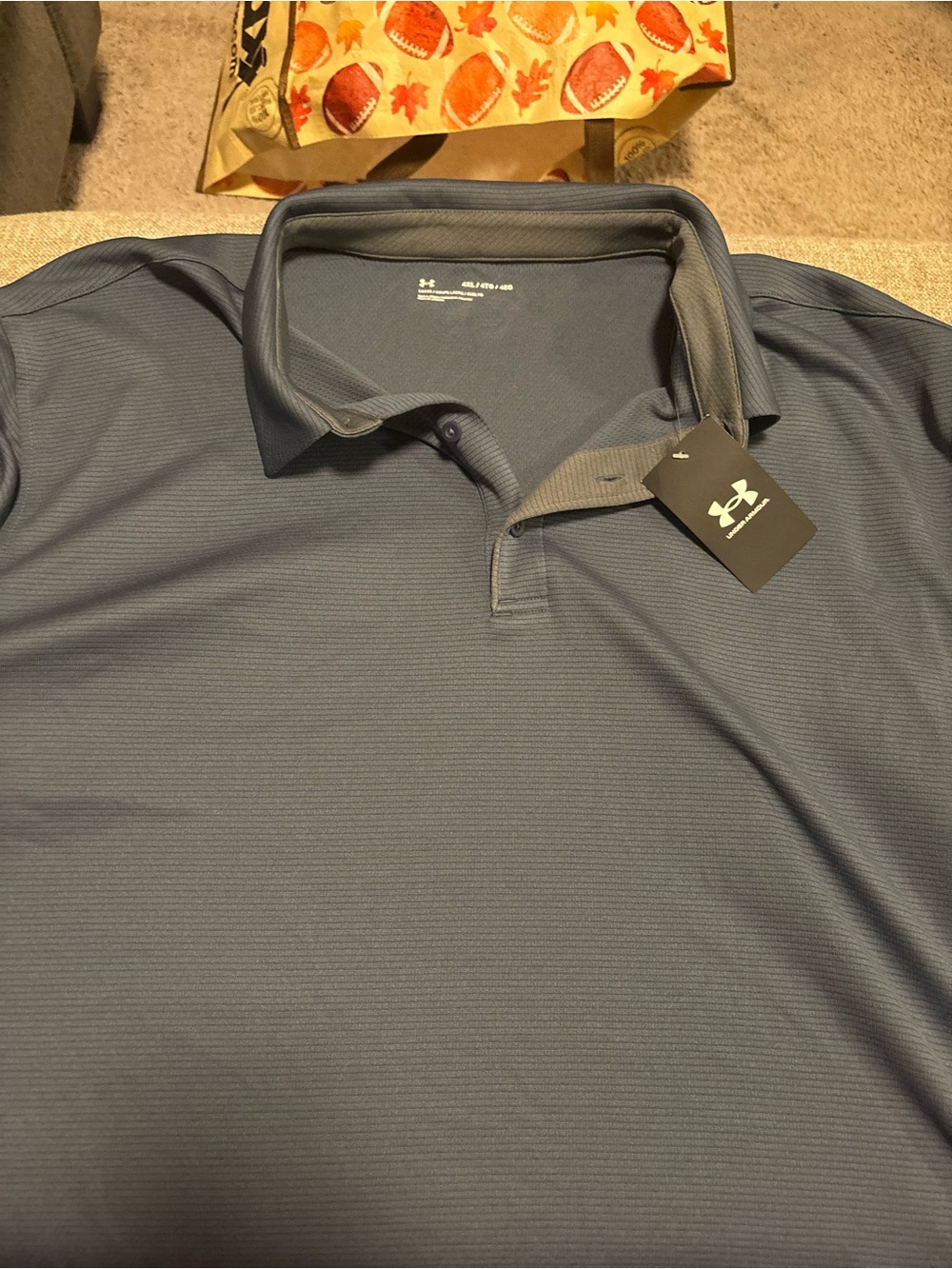 Under Armour Men’s Slate Blue Tech Polo